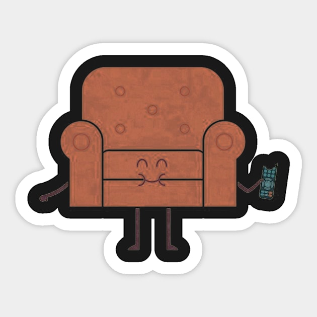 Sofa smile Sticker by angeliclanavarro